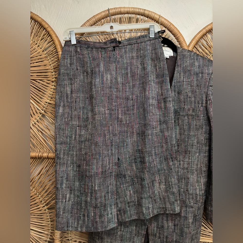 Vintage Christian Dior Skirt & Blazer Suit - Picture 9 of 11